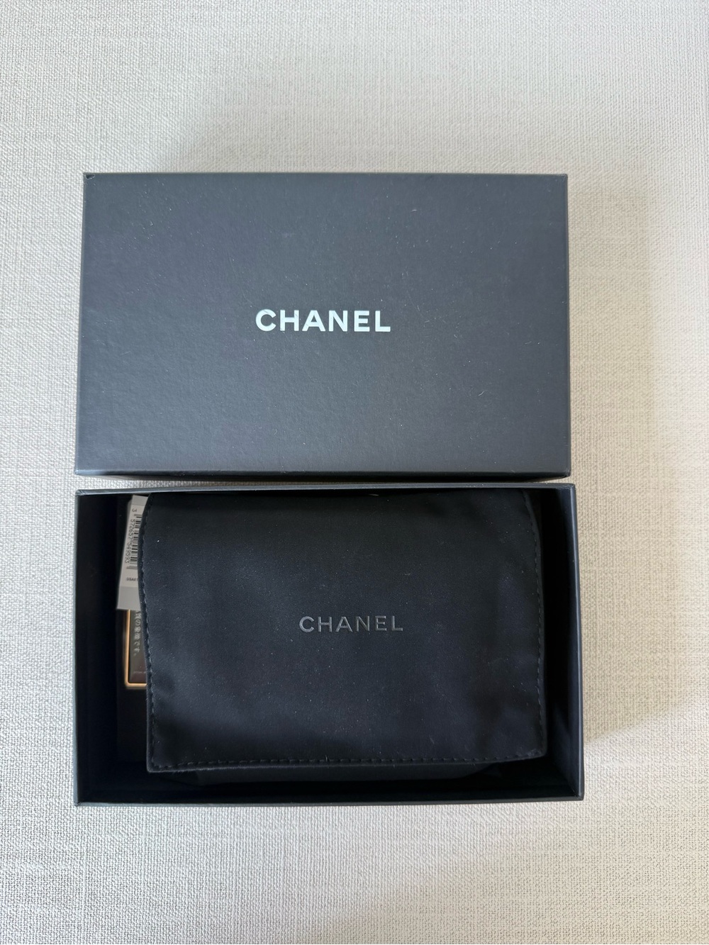 CHANEL Black Quilted Mini Crossbody with Gold Chain - Picture 6 of 7